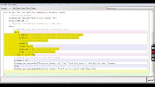 SUM OF ODD DIGITS OF ANY NUMBER || JAVA CLASS by ASHISH