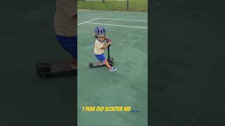 The astonishing skills of a 1-year-old scooter prodigy