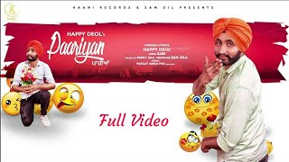 Paariyan|Happy_Deol|Full_Video_Song|Jatt_Media|Leatest_New_Punjabi_Song