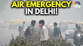 Delhi's Air Quality Hits Alarming Levels, AQI Touches 500 In Several Areas | Delhi Pollution | N18V