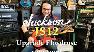 Jackson JS12 - Modification Floydrose FRTS1000 Tremolo | Fretworked and Tuned by Papa Hero Luthier