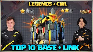 After Update✨Most Powerful Top 10 TH17 War Base Link🔥Th17 Legend Base with Link🤞Best Th17 War Bases