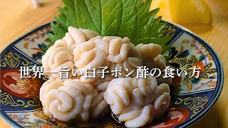 世界一旨い白子ポン酢の食い方