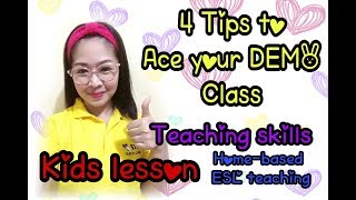 Tips for Online Demo Teaching ( 51Talk Demo ) ( ESL demo - Kids Lesson ) (Tagalog/English)