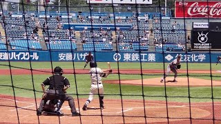 明治大学・飯森太慈 スリーベースヒット 2024 05 18 (佼成学園)