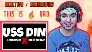 Uss Din | Seedhe Maut x Sez On The Beat | Bayaan | Lyrical Video | REACTION | PROFESSIONAL MAGNET |