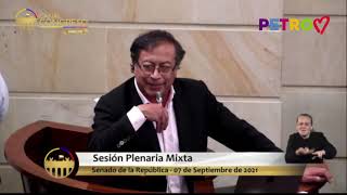 Intervención plenaria del Senado sobre la Reforma Tributaria - 07 de septiembre de 2021.