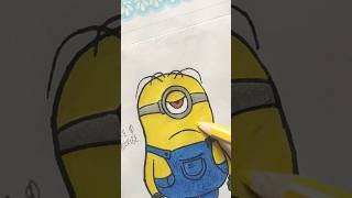 Easy steps to draw Stuart from Minions #crazy #art #like #subscribe