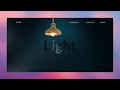 Animation Text Light using HTML CSS Only