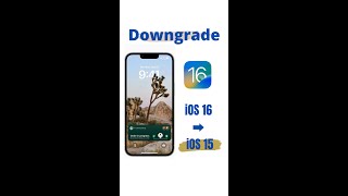 How to downgrade iOS 16 to iOS 15