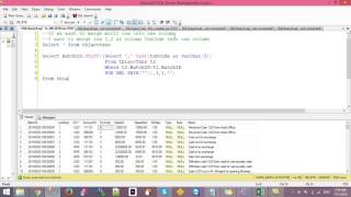 SQL SERVER:How to Merge multi row into one column