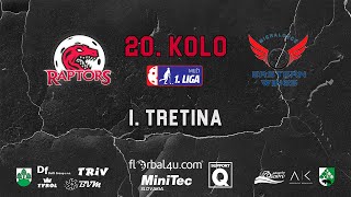 FBK Raptors vs. FBKs Michalovce (1. tretina)