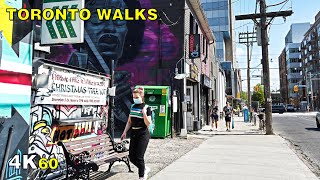 Toronto Walk - Bloordale, Ossington \u0026 Bellwoods on May 24, 2020 [4K]