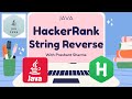 HackerRank | Java | String Reverse | Certification | Gold Badge