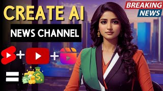 How To Create A News Channel With AI | AI News Video Generator |