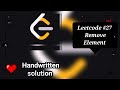 remove Element leetcode | remove Element leetcode in java | leetcode 27 Remove Element trending