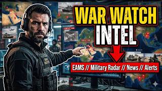 War Watch Intel | ☢️ EAMS | Military Radar | Chat | 🔴 Live