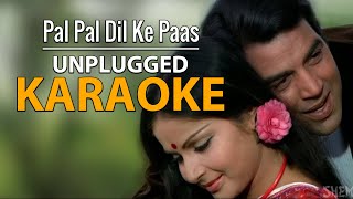 PAL PAL DIL KE PAAS - UNPLUGGED KARAOKE TRACK  || Unplugged Karaoke | Kishore Kumar