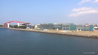 鳥居崎海浜公園 再開発地区「パークベイプロジェクト」工事が進行中 / 木更津みなとまち再生（千葉県木更津市）2021年11月20日