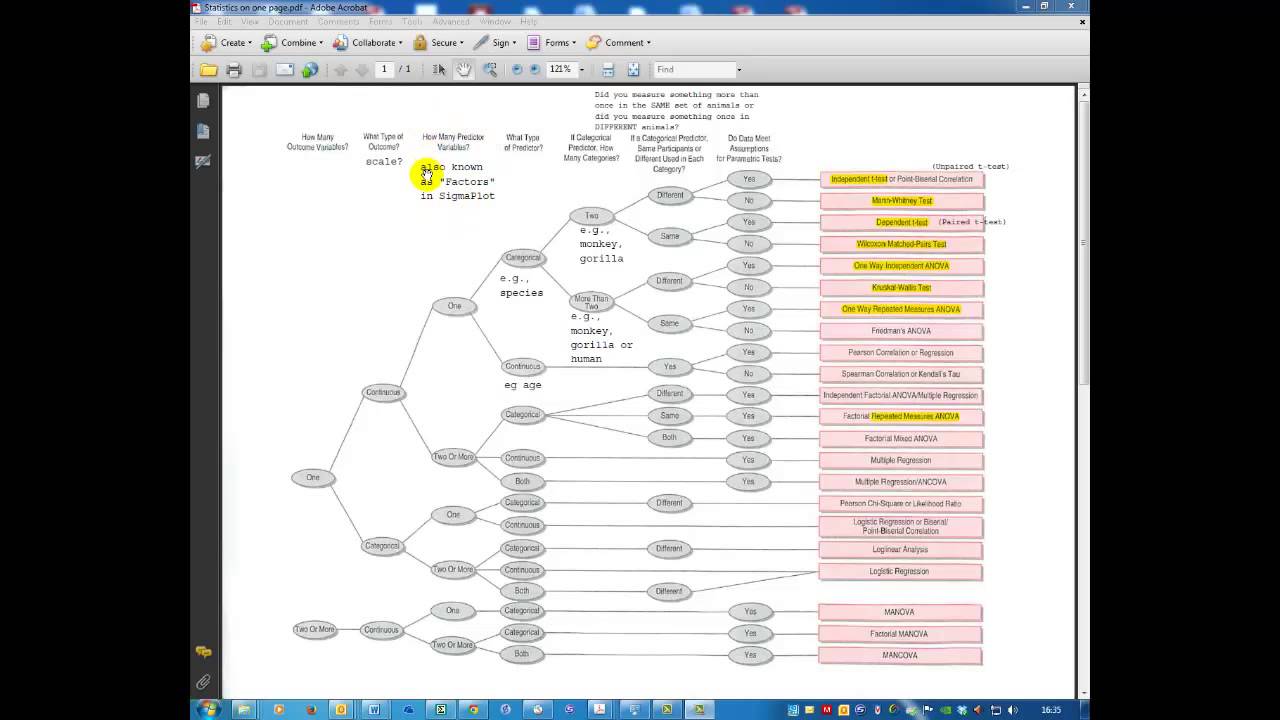 Statistical Analysis Flow Chart