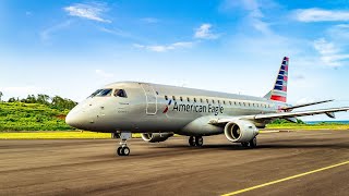 Envoy Air Carriers (American Eagle) Embraer E175 - Proving Run - Dominica