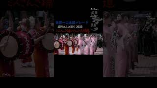 天使の舞④！ #ミスさんさ集団 「おもてなしさんさ」盛岡さんさ踊り2023  滝の広場  #盛岡さんさ踊り #ミスさんさ踊り #盛岡さんさ踊り #さんさ踊りパレード