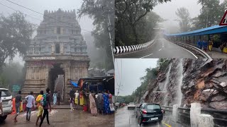 Tirumala Ghat Road Journey On A Rainy Day Along Dense Fog