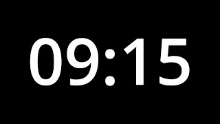 9 MINUTE 15 SECOND TIMER - No Sound - Full HD 1080p - COUNTDOWN - 555 SECOND TIMER