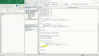 29 ENG VBA Excel Working with multidimensional Arrays