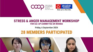 Stress \u0026 Anger Management Workshop for ICA-AP Committee on Women