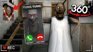 360° VR TUNG TUNG SAHUR in GRANNY HOUSE!