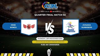 CII C3L 2024 | HMSI WINGS vs AVAADA SUNRISERS