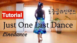 라인댄스 스텝 | Just One Last Dance linedance (Tutorial) | 아름다운 음악 초중급라인댄스