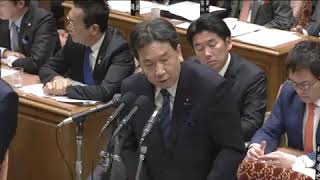 【暫定字幕表示】枝野幸男VS安倍晋三＆森まさこ法相 検察庁人事口頭「決裁」問われた法相「検事長問題についてはシナリオではなくファクトの積み上げで議論させて」とトンデモ答弁で議場騒然＆棚橋が注意（笑）