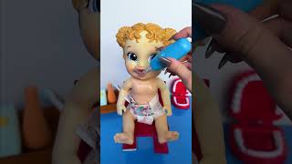 My Syster Take care of BABY ALIVE DOLL: Feed and be a Dentist #shorts #mysyster #babyalive #funny