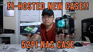 52Pi Mini Tower NAS Kit Pi-Hosted Case