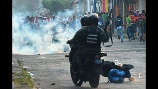Militares venezolanos dispersaron con gases lacrimógenos a manifestantes en Ureña | Noticias Caracol
