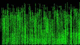 The Matrix Rain Effect with Pure JavaScript | Green Code Animation