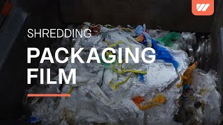 WEIMA WKS 1800 Hydro shredding packaging film in bales