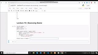 Python - Lecture 10 | Guessing Game with While Loop