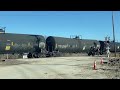 bnsf trains meet at n. weaver street gainesville tx february 3 2025