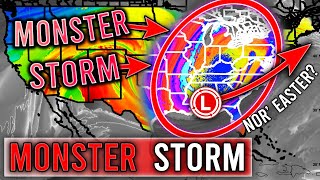 Multiple Upcoming MONSTER Storms! MASSIVE Warmups followed by EXTREME Cold Fronts, Severe Weather?