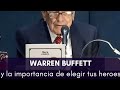 Warren Buffet sobre elegir tus héroes correctamente! #shorts