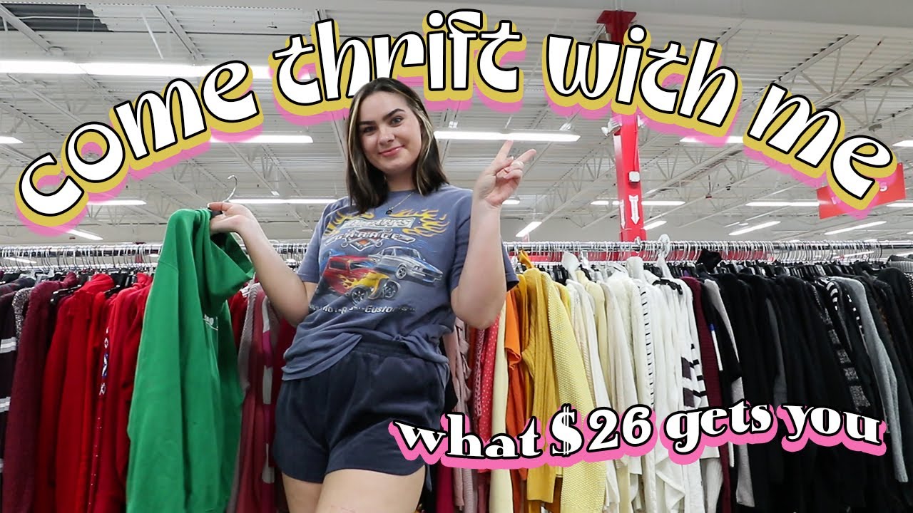 THRIFT WITH ME ⚡️ What $26 Get's You At The THRIFT STORE! - YouTube