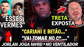 TRETA! JORLAN ESCULACHA JASON e KAKÁ + RENATO CARIANI CITADO POLÊMICA PESADA  JOGADA NO VENTILADOR