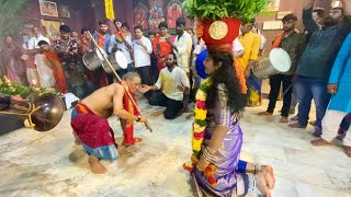 Jogini Shyamala Devotional Teenmar Dance | Sri Vana Durga Raja Rajeshwari Temple secunderabad Bonalu