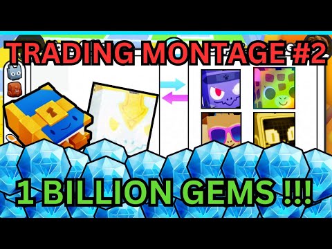 Trading Montage #2 SPENDING 1 BILLION GEMS!! (Pet Simulator 99) Roblox