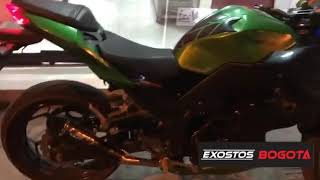 Kawasaki Z250 Maquina de maquinas con su nuevo exosto M4 - EXOSTOS BOGOTÁ