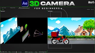 3D Camera Concept \u0026 Tutorial aftereffects for Beginners || Aftereffects 3D camera tutorial in Telugu