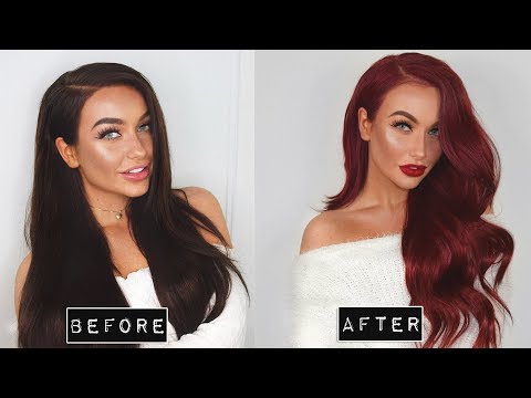 HOW TO: Go from DARK BROWN to RED at home (in 1 Day) HOW TO: Go from DARK BROWN to RED at home (in 1 Day)